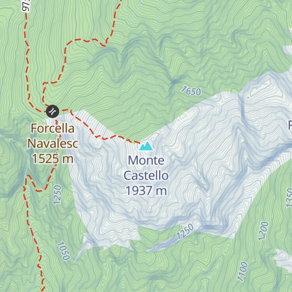 Map of Monte Castello