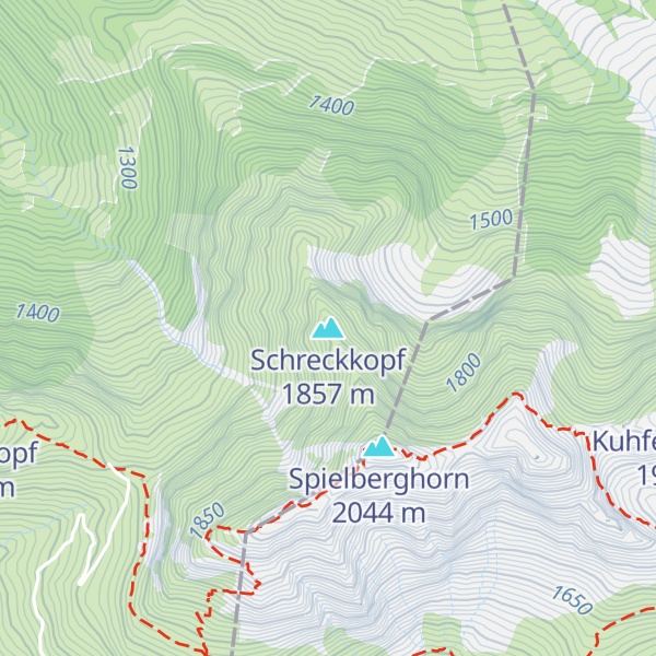 Map of Schreckkopf