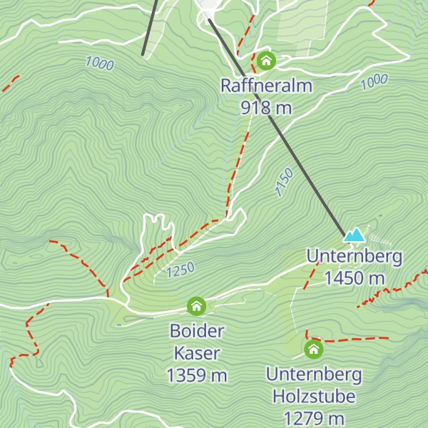 Map of Schwendtboden-Diensthütte