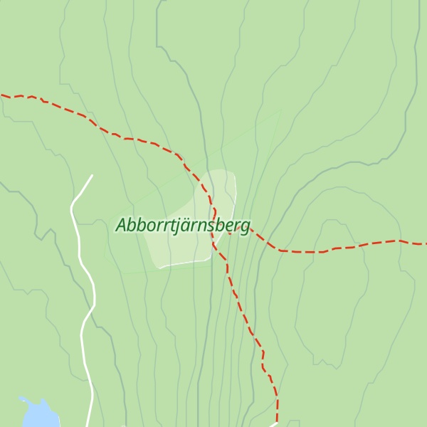 Map of Abborrtjärnsberg Raststuga