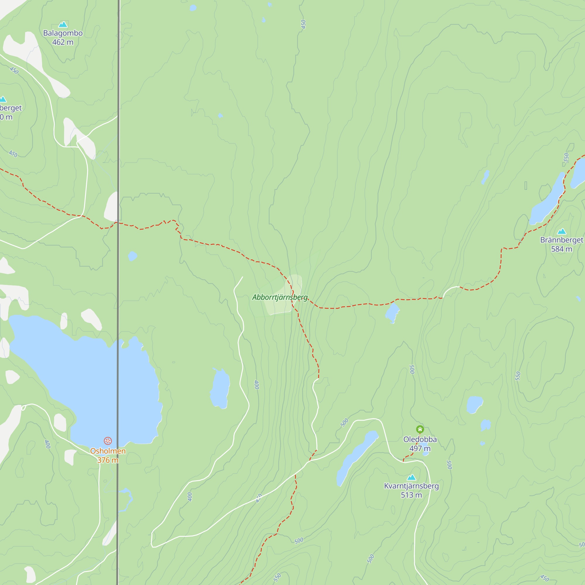 Abborrtjärnsberg Raststuga map