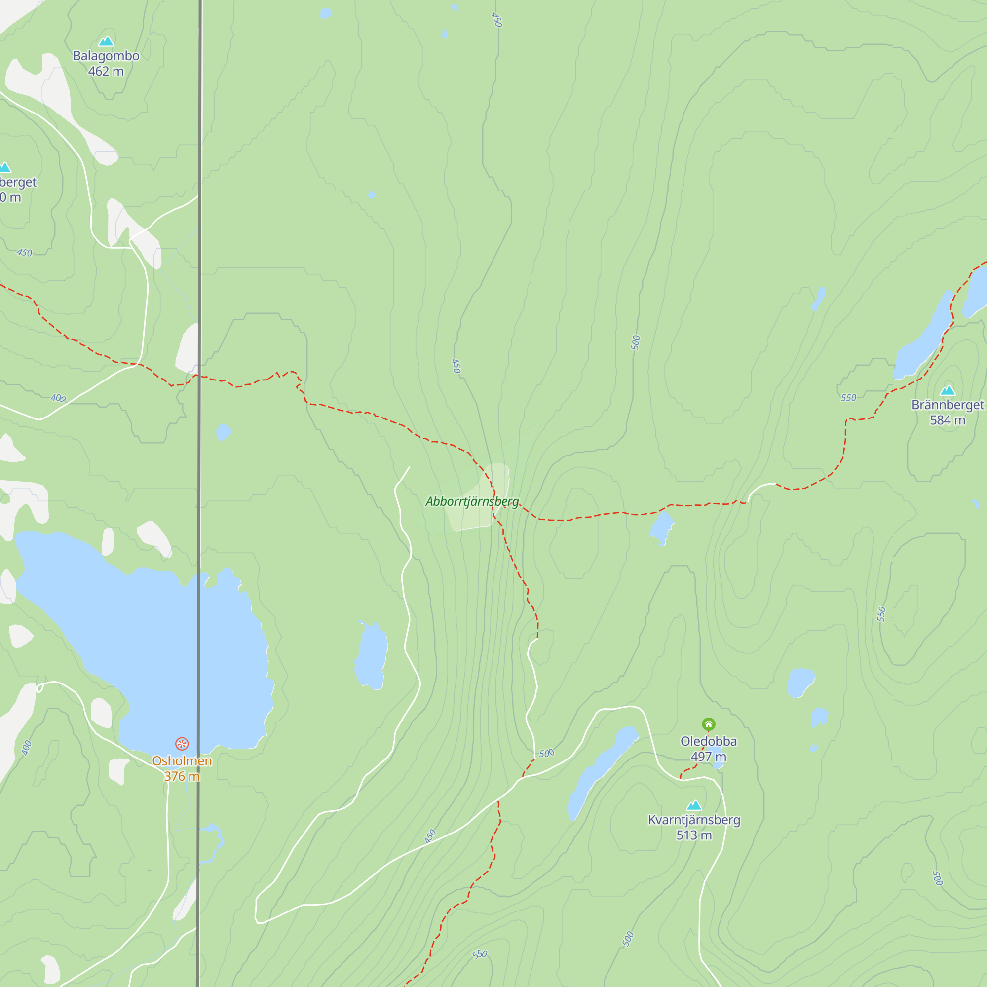 Abborrtjärnsberg Raststuga map