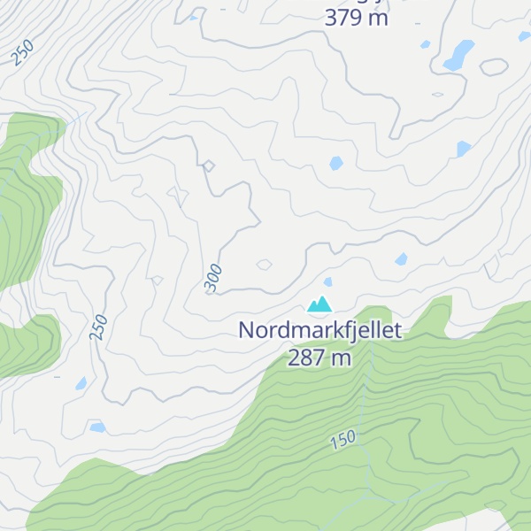 Map of Bjørnsmarka