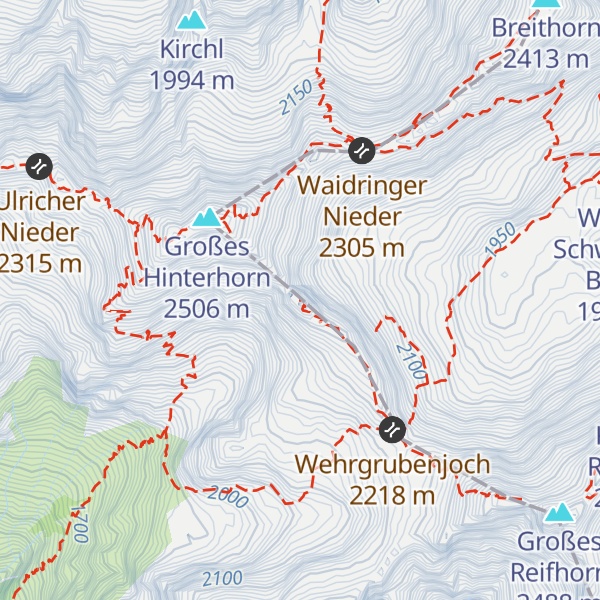 Map of Nackter Hund