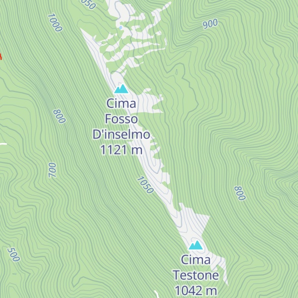 Map of Monte Cosce