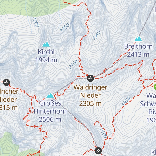 Map of Gute Wand