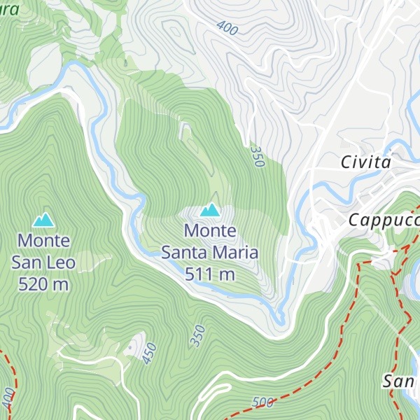 Map of Monte Santa Maria