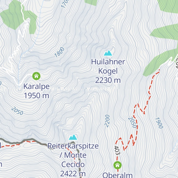 Map of Reiterspitz
