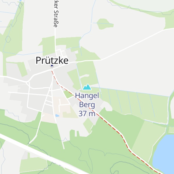 Map of Hangel Berg