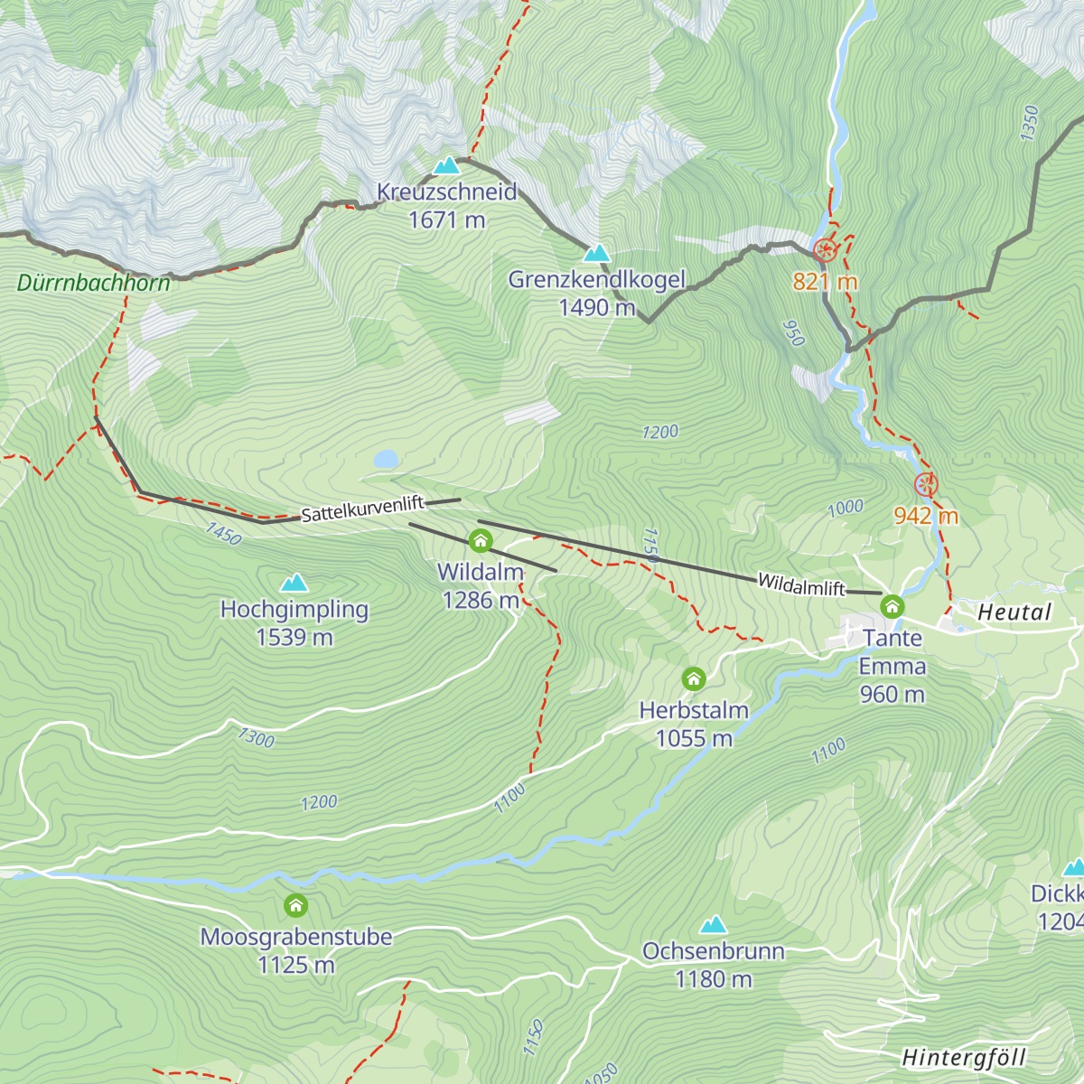 Wildalm map