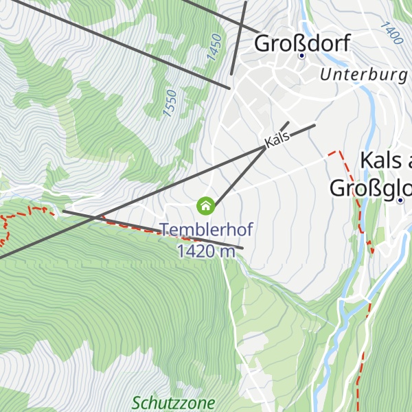 Map of Temblerhof