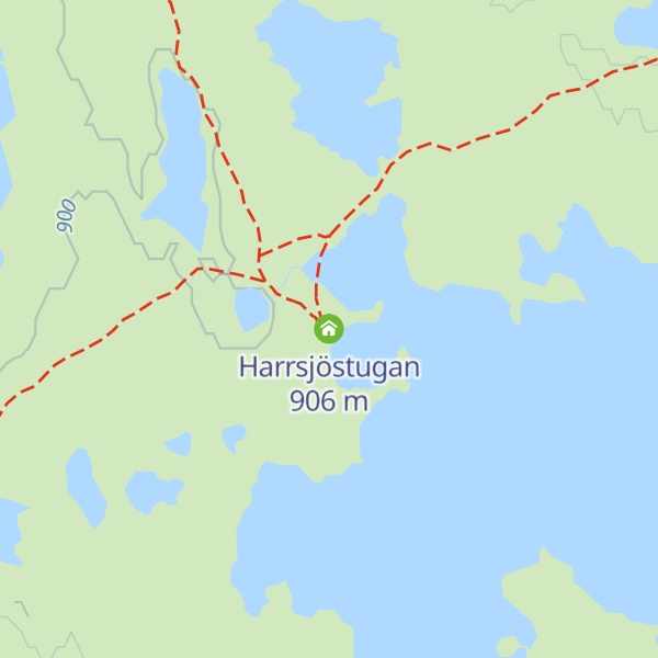 Map of Harrsjöstugan