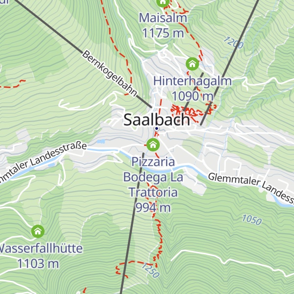Map of Cafe Restaurant Schattberg Stubn