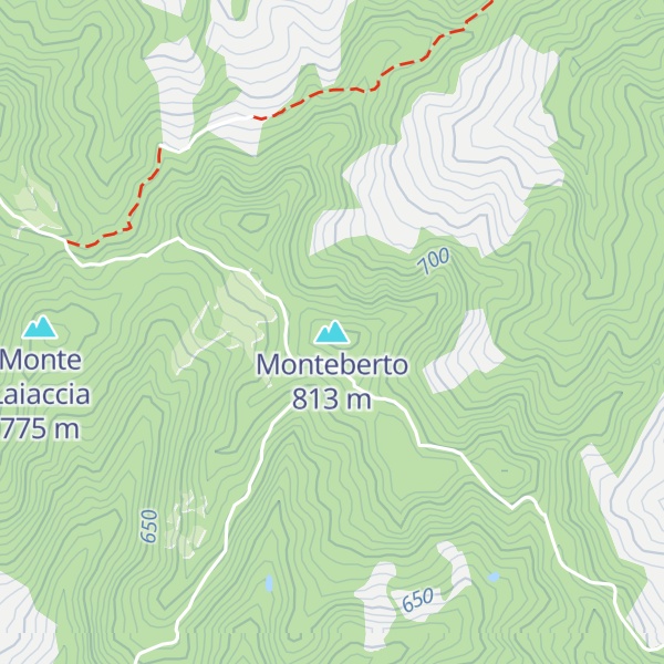 Map of Monteberto