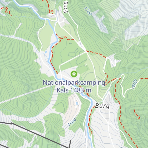 Map of Nationalparkcamping Kals