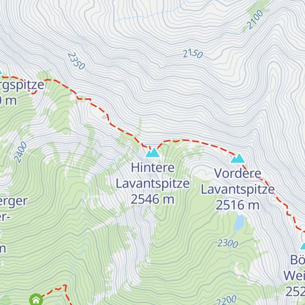 Map of Hintere Lavantspitze