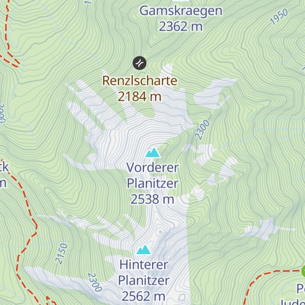 Map of Vorderer Planitzer