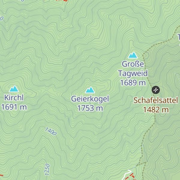 Map of Geierkogel