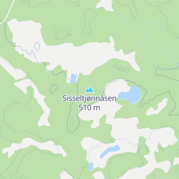 Map of Sisseltjønnåsen