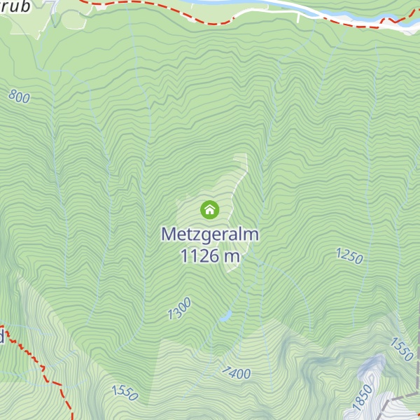 Map of Metzgeralm