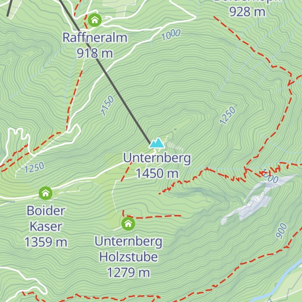 Map of Unternbergalm