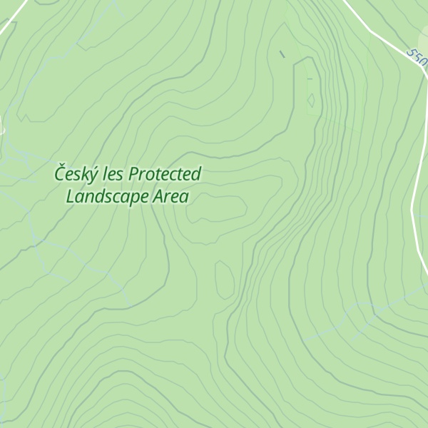 Map of Mufloní vrch