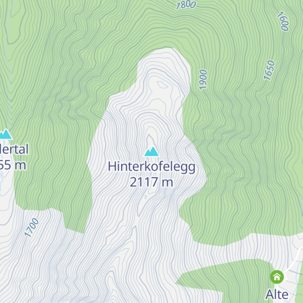 Map of Hinterkofelegg