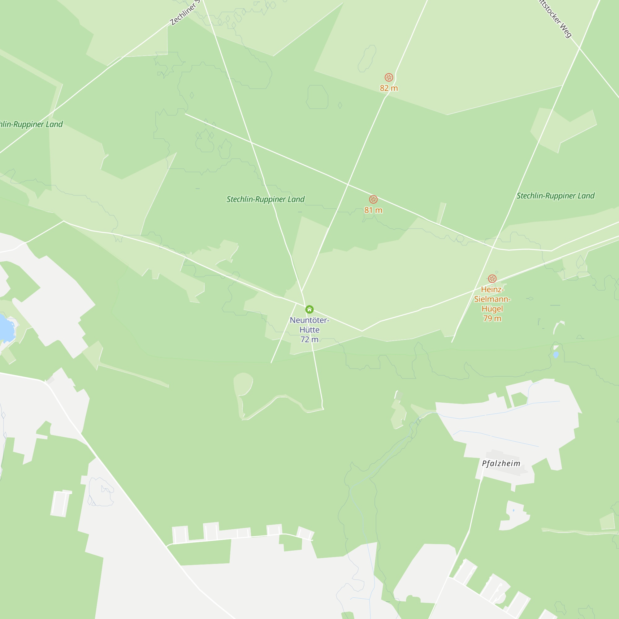 Neuntöter-Hütte map