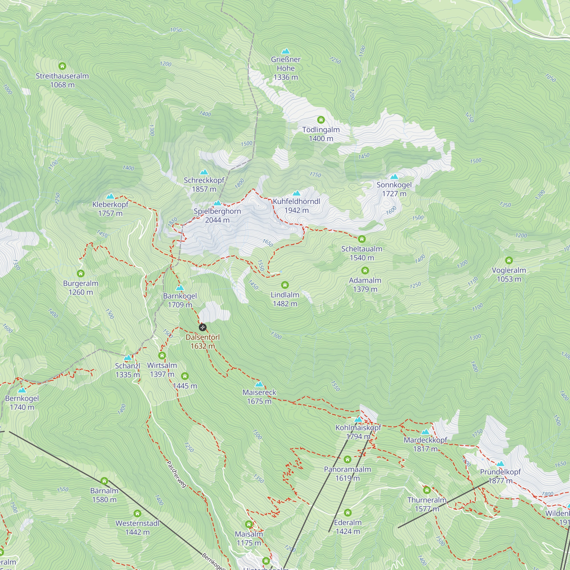 Lindlalm map
