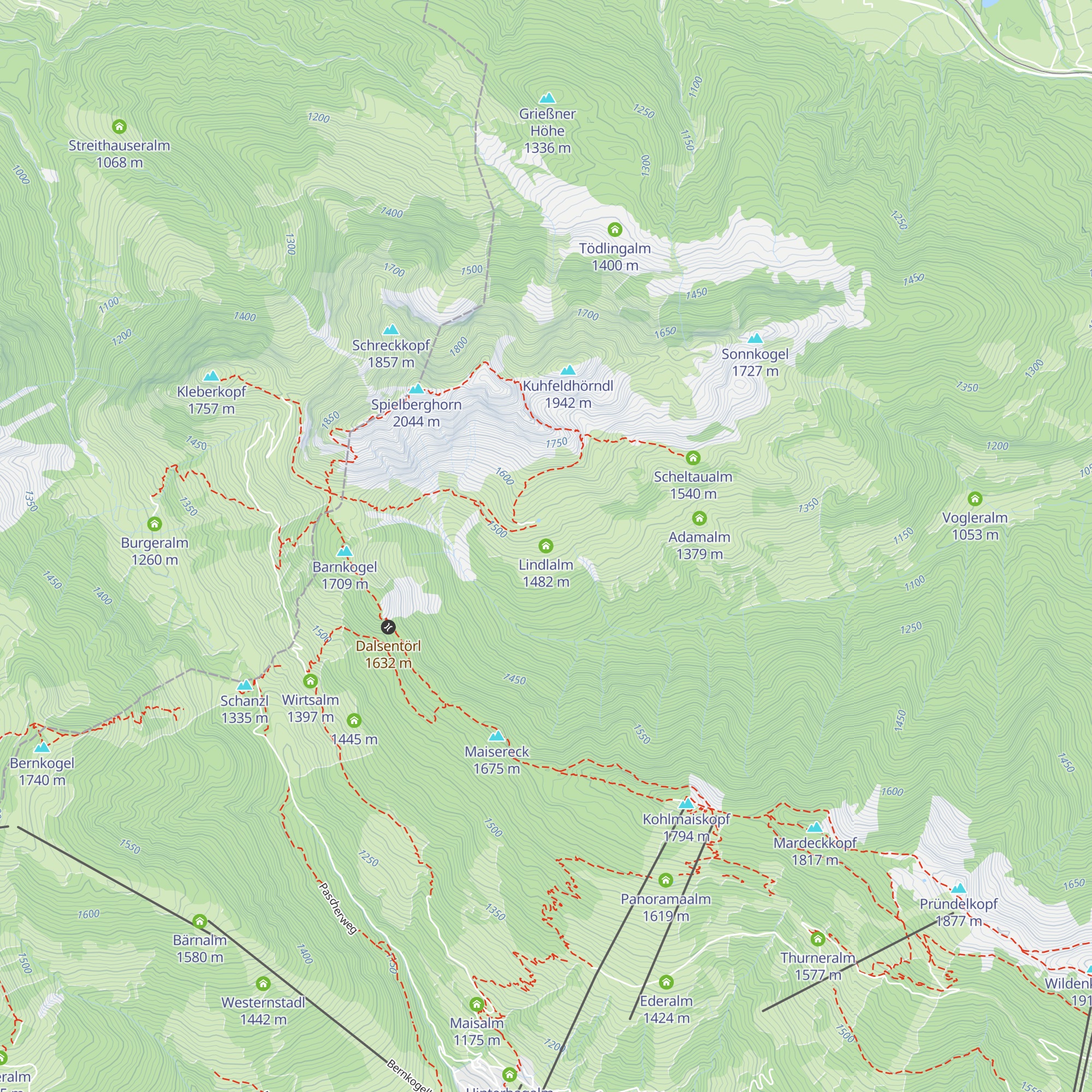 Lindlalm map