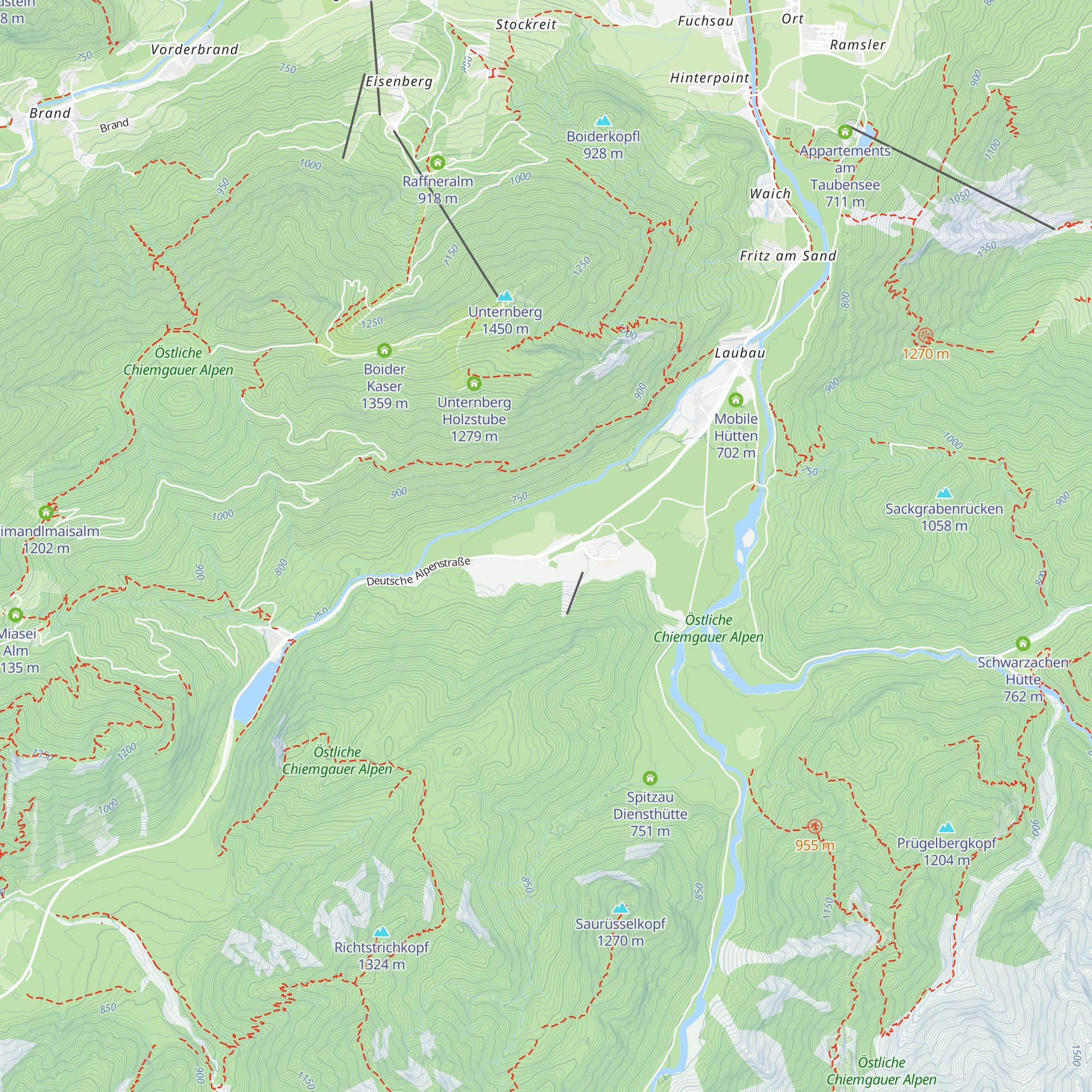 Sichernalm map