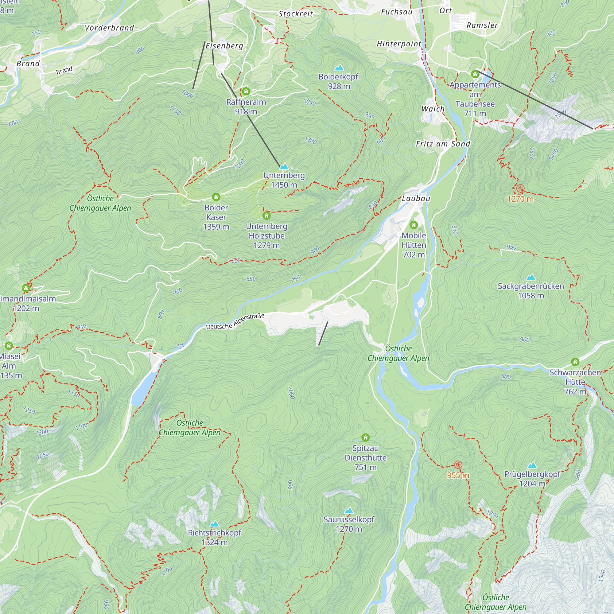 Sichernalm map
