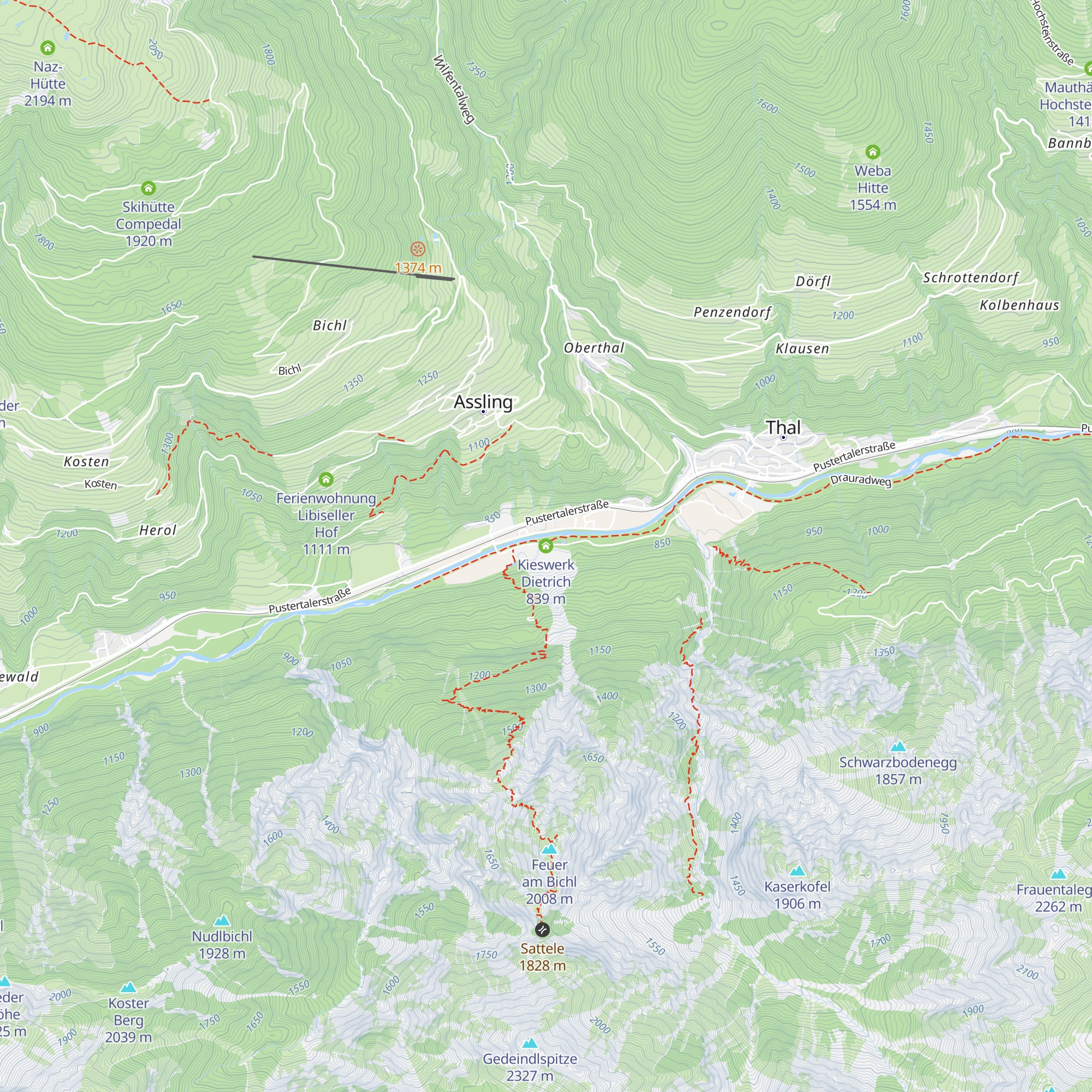 Kieswerk Dietrich map