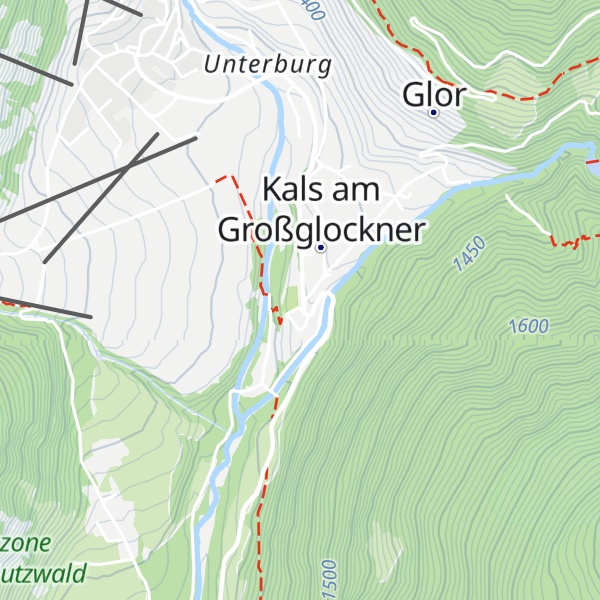 Map of NP-Infostelle Kals