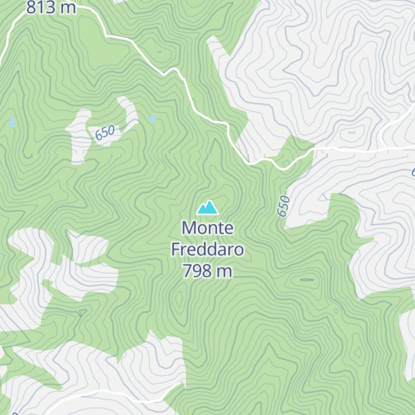 Map of Monte Freddaro