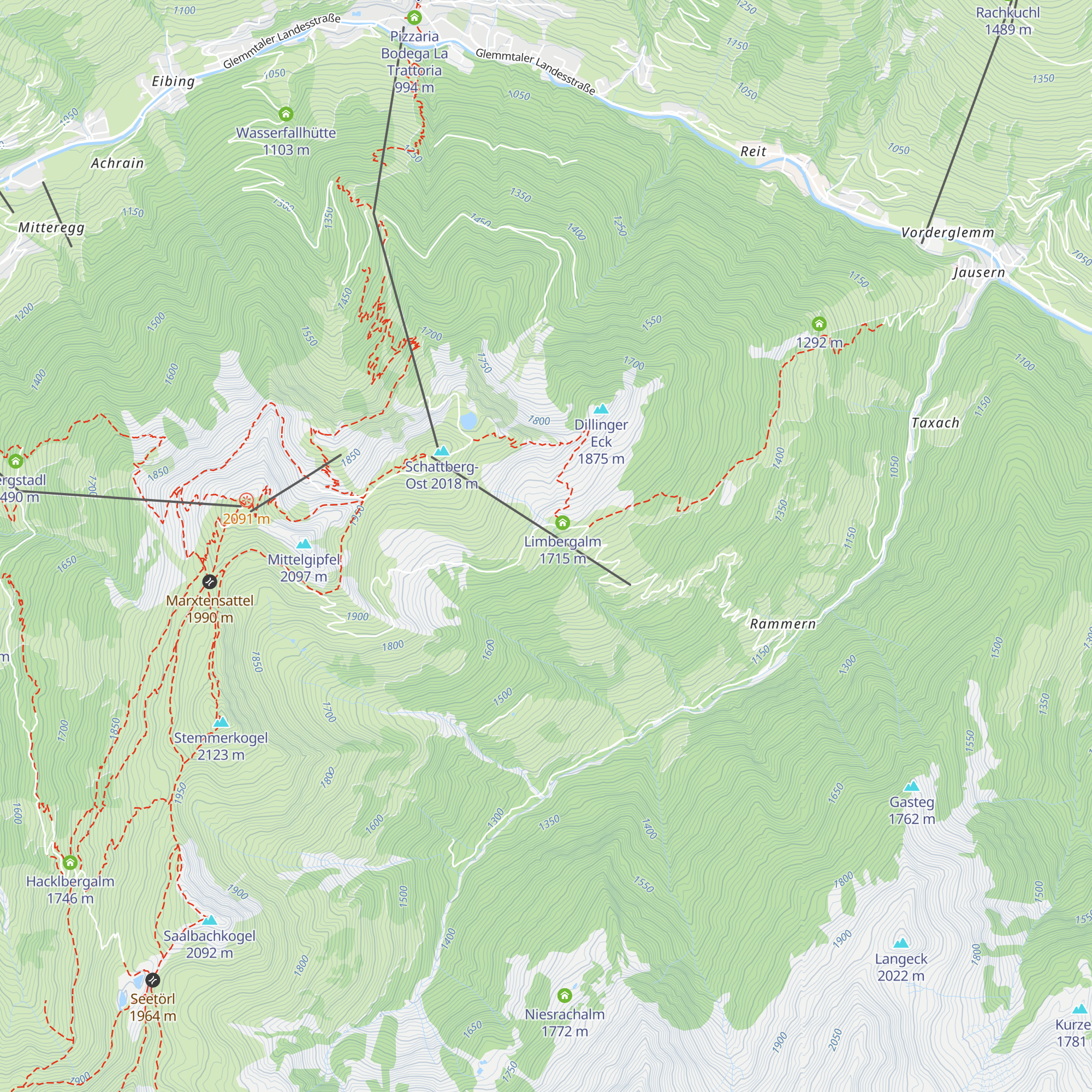 Simalalm map