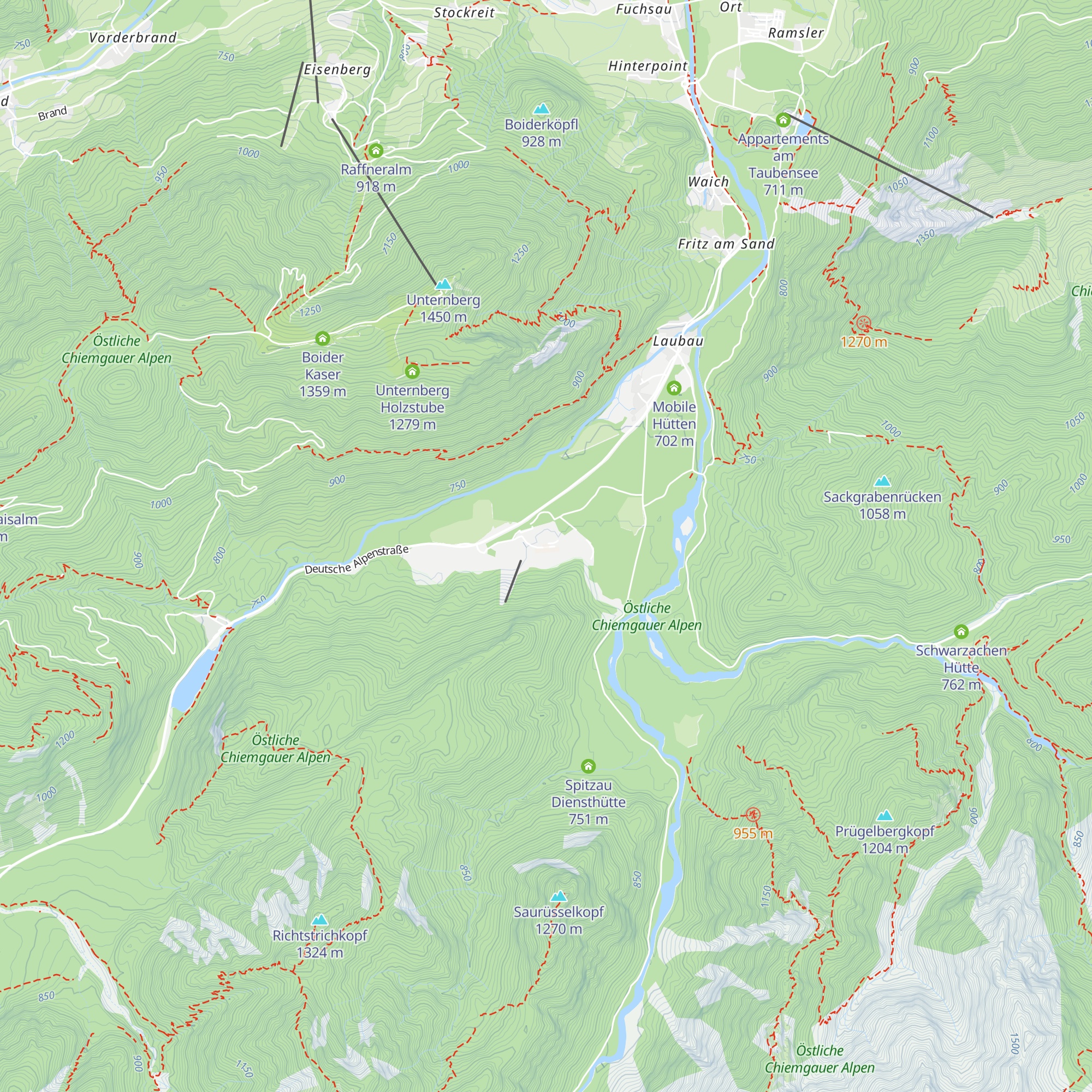 Café Biathlon map