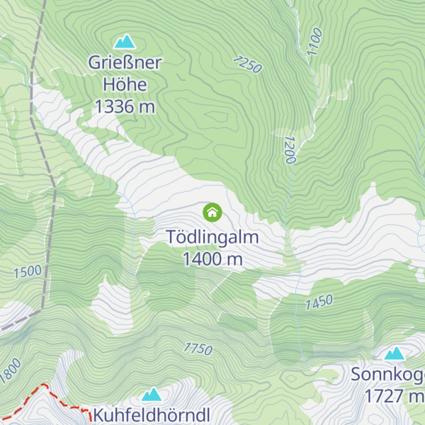 Map of Tödlingalm