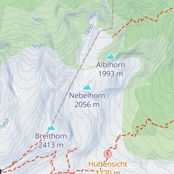 Map of Nebelhorn