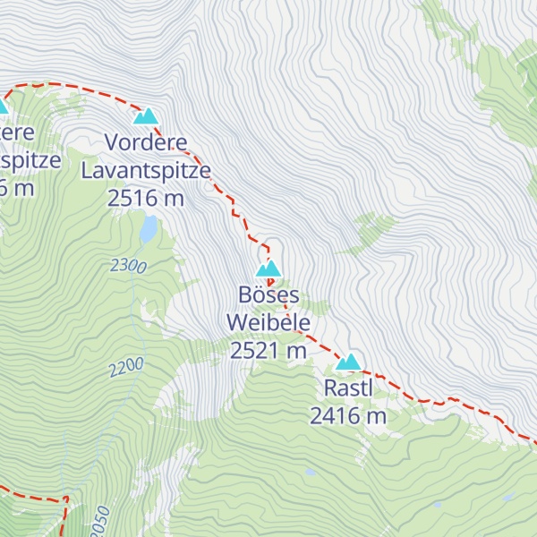 Map of Böses Weibele