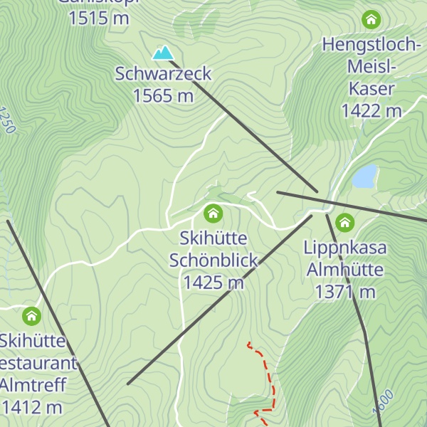 Map of Skihütte Schönblick