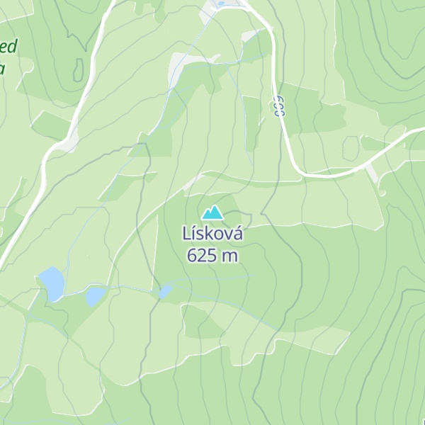 Map of Lísková