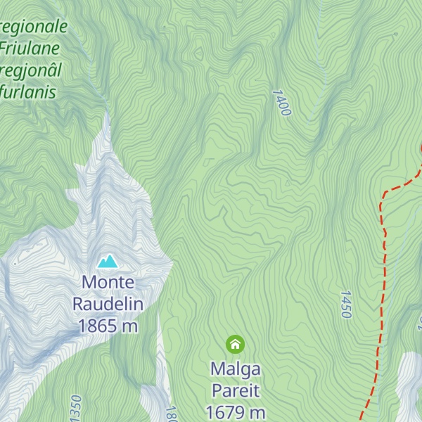 Map of Malga Claps