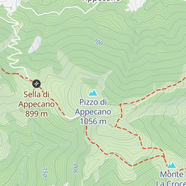 Map of Pizzo di Appecano