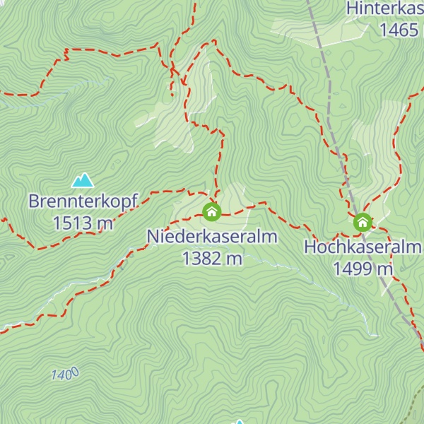 Map of Niederkaseralm