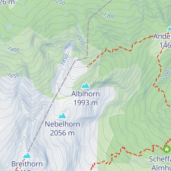 Map of Alblhorn