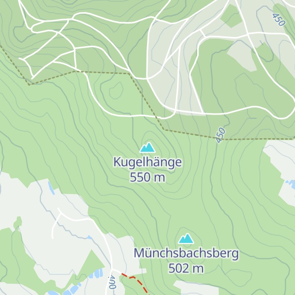 Map of Kugelhänge