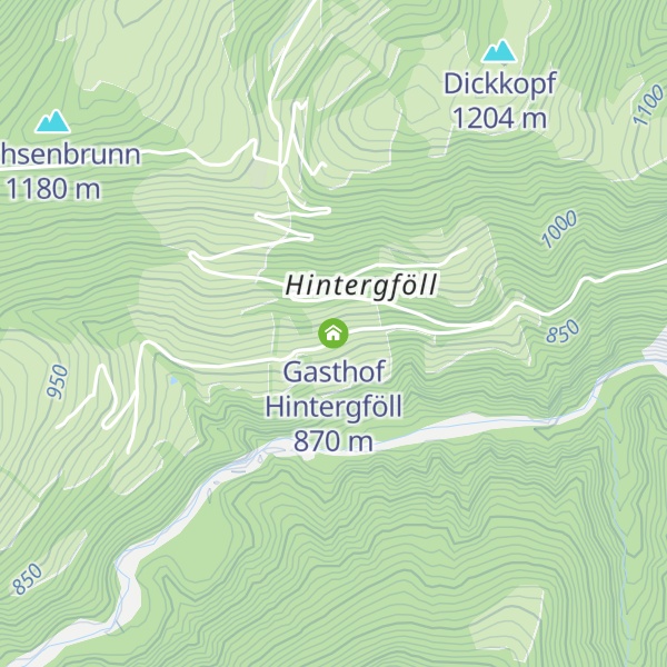 Map of Gasthof Hintergföll
