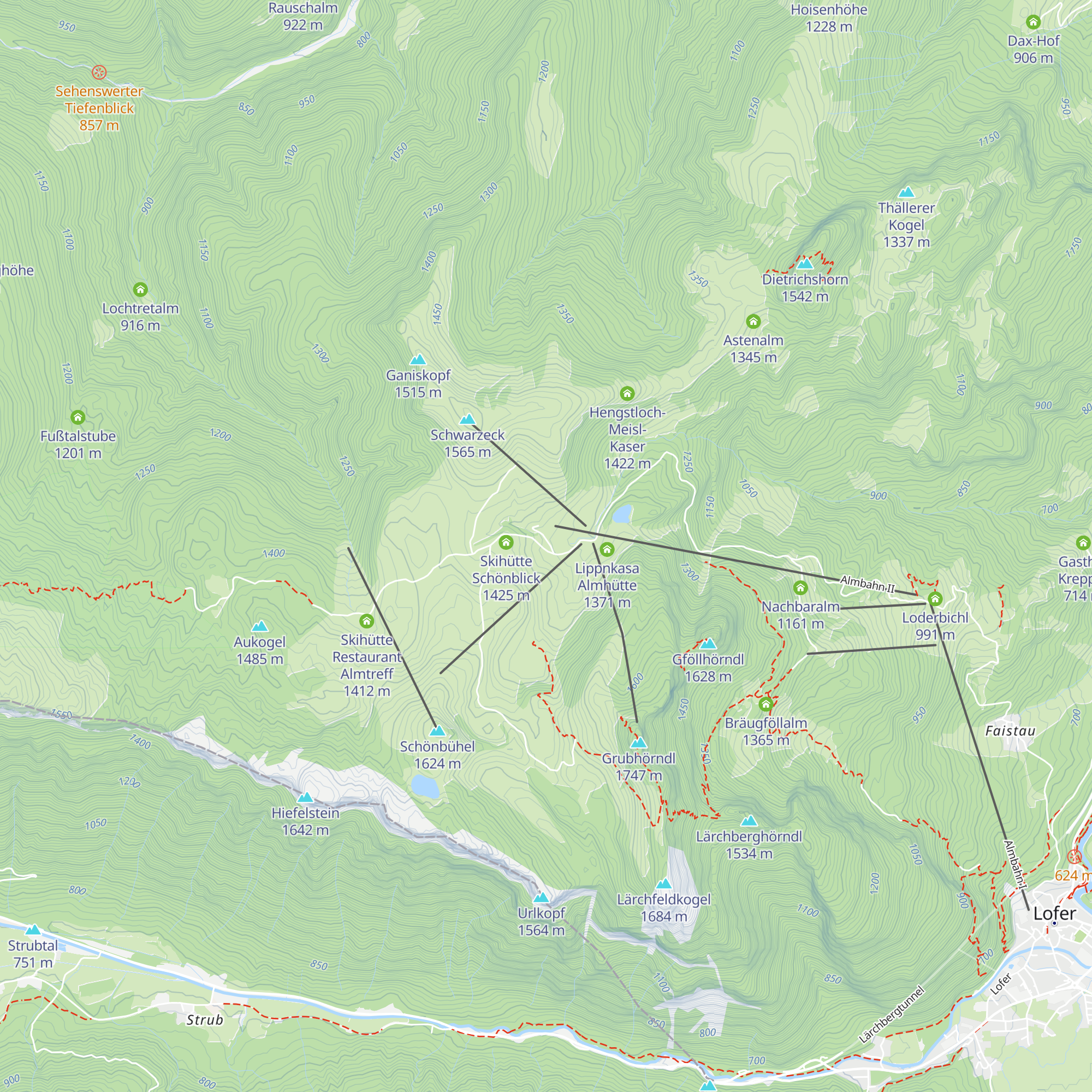 Steger Kaserei map