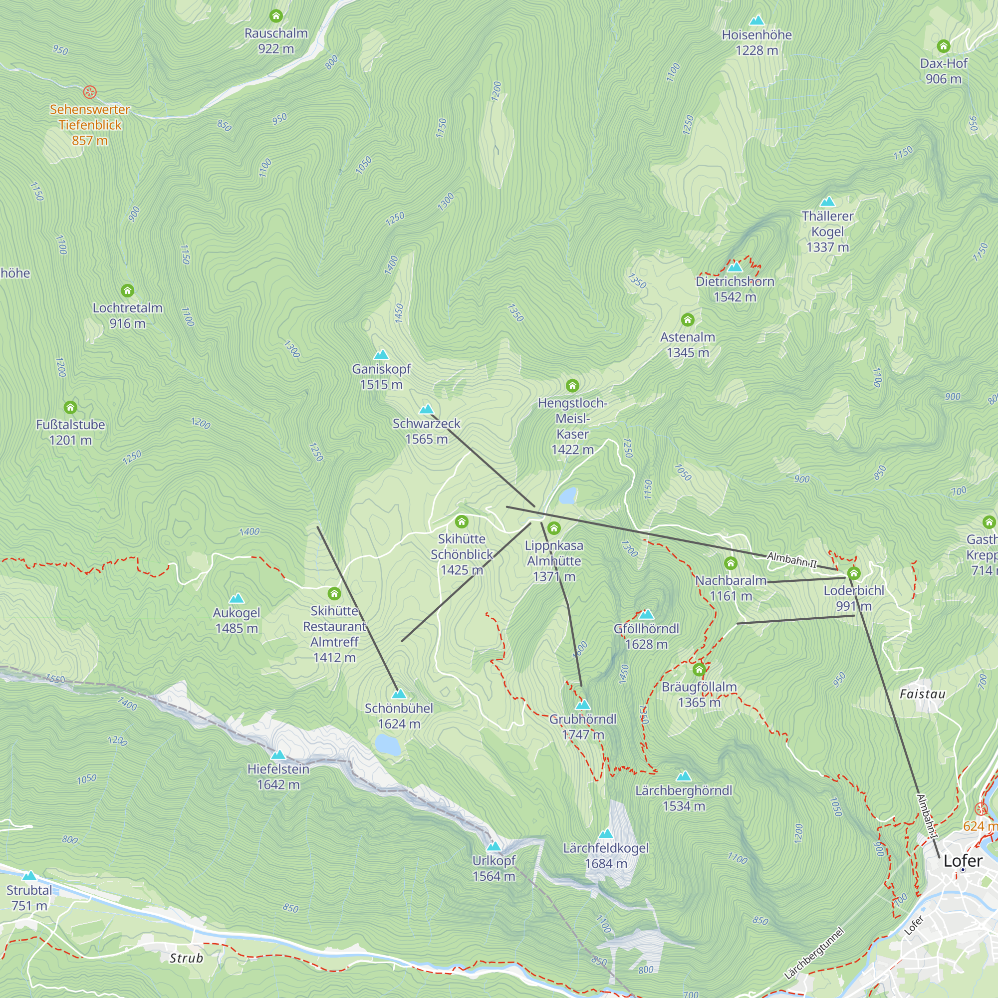 Berghotel Haus Gertraud map